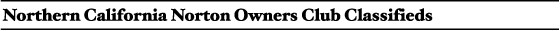 NCNOC Classifieds