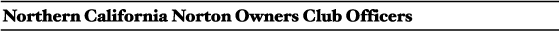 NCNOC Officers